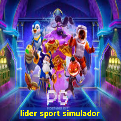 lider sport simulador